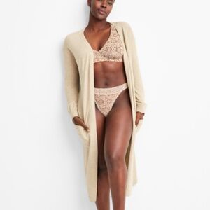 State of Day Women's Long Sweater Knit Layering Robe